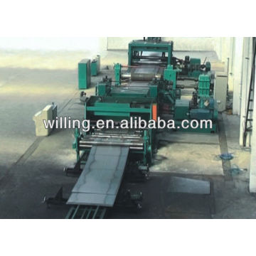 High speed cut to length machine line for carbon steel coil